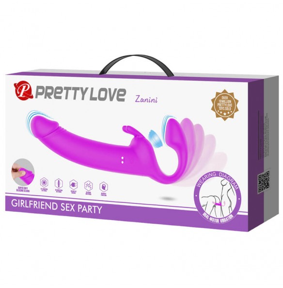 PRETTY LOVE - Zanini Dual-Motor Vibration Wearable (L:16.6cm - D:4cm) PRETTY LOVE - Zanini Dual-Motor Vibration Wearable (L:16.6cm - D:4cm)